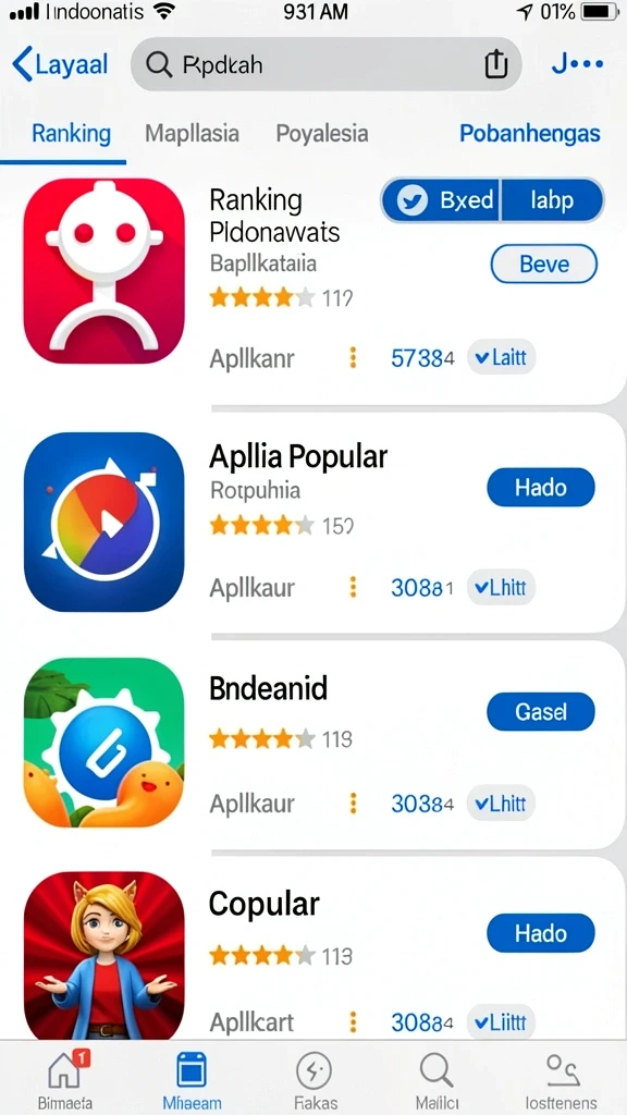 nagawin - Tampilan antarmuka yang menarik dan user-friendly.